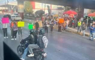 Colapsan Tultitlán y el Mexibús L2 por protesta en la Vía López Portillo