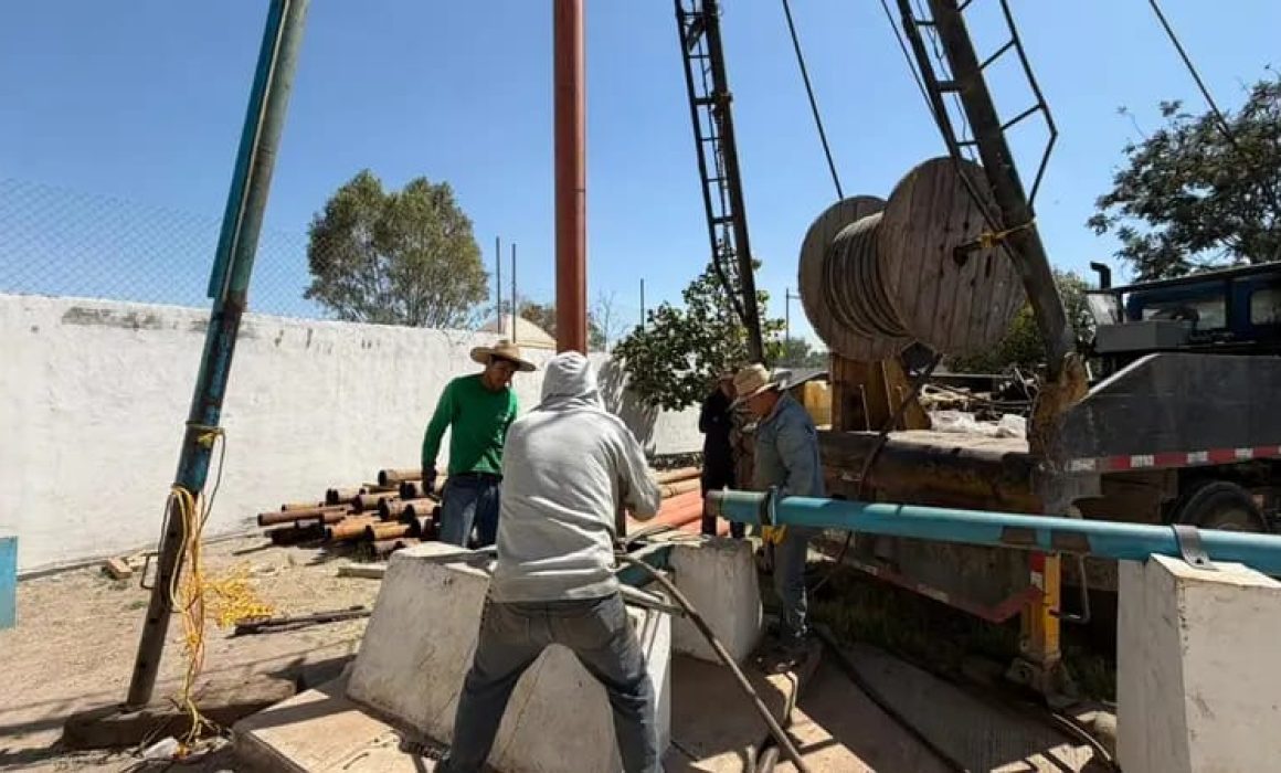 Continúan trabajos en pozo de Luis Echeverría en Cuautitlán Izcalli