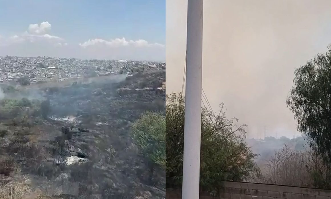 Controlan incendio en Atizapán y evacúan plaza por seguridad