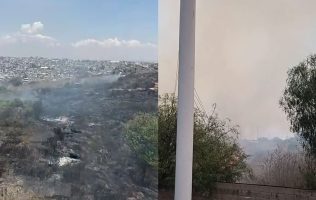 Controlan incendio en Atizapán y evacúan plaza por seguridad