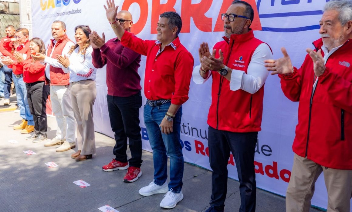 Cumplen promesas en Coacalco al dar inicio a rehabilitación del Eje 8