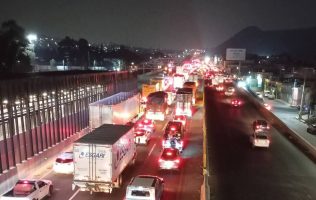 Deja 3 lesionados carambola en autopista México–Puebla