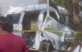 Deja colisión en Temascalapa un muerto y ocho heridos