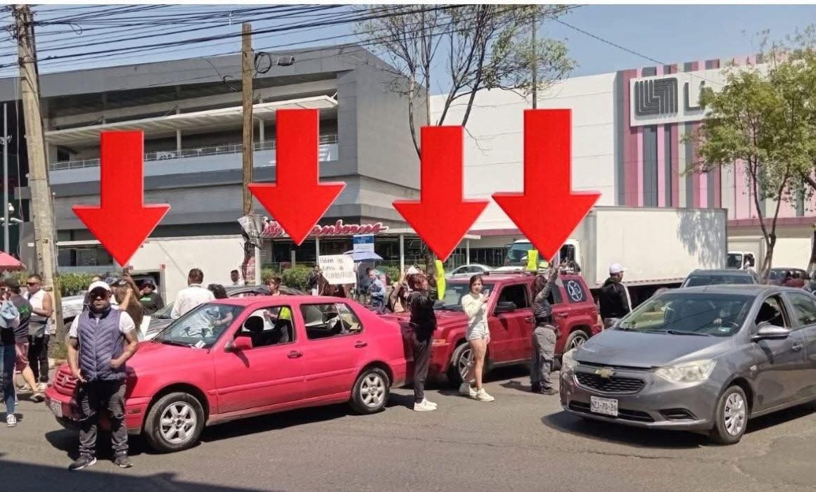 Detienen a 7 tras bloqueo en Gustavo Baz en Tlalnepantla