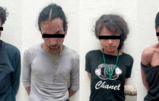 Detienen a cuatro por robo en bodega en Tecámac tras una persecución
