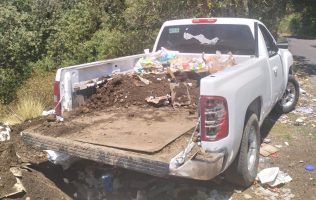 Detienen a una persona en Tianguistenco por tirar basura en la calle