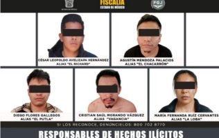 Dictan 600 años de prisión contra 5 por triple homicidio en Metepec