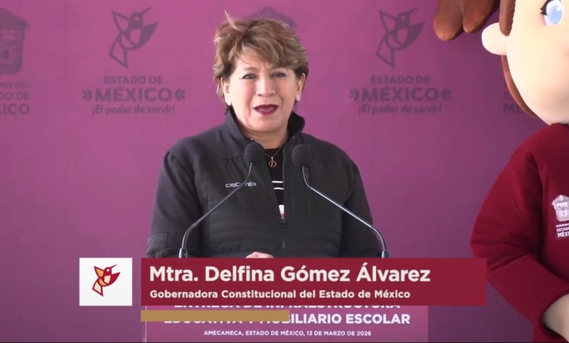 Entrega Edomex infraestructura educativa y captación de agua pluvial