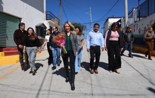 Entrega Huixquilucan calles renovadas en San Juan Yautepec