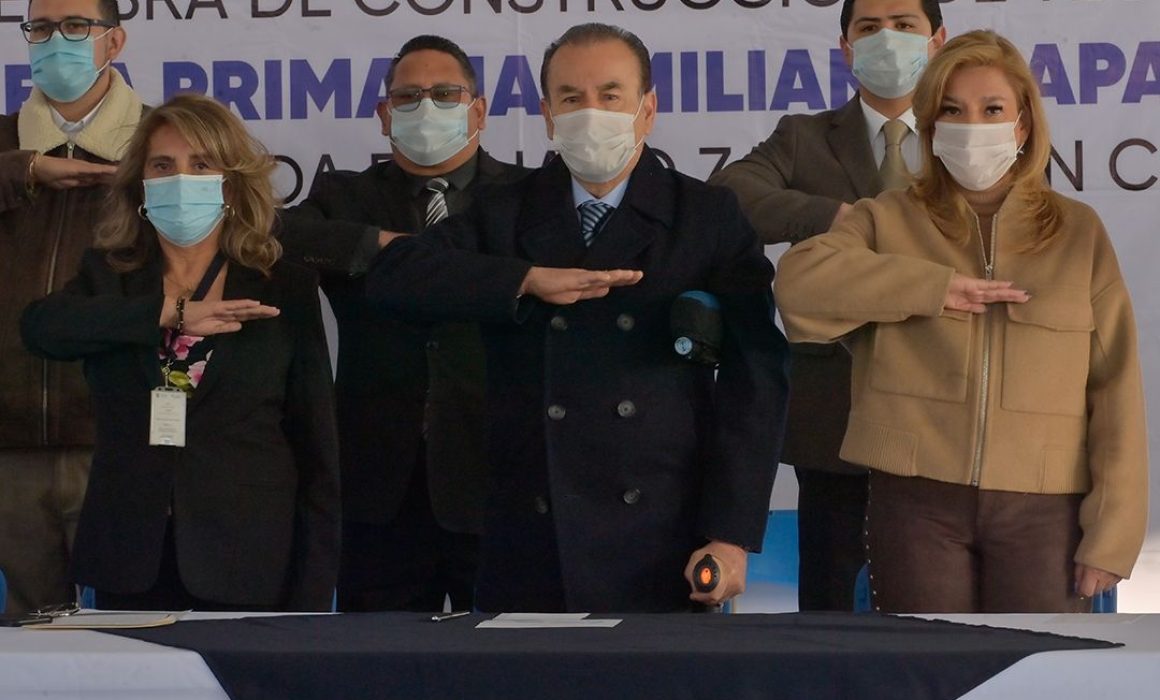 Entrega Pedro Rodríguez nuevas obras escolares en Atizapán de Zaragoza