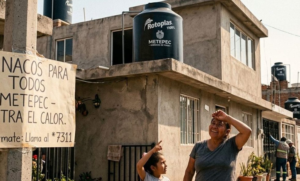 Entregará Metepec 2 mil tinacos gratuitos para mitigar el calor