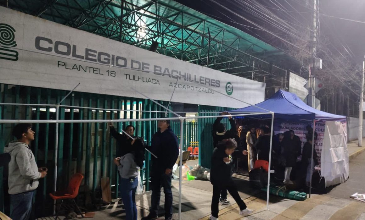 Estalla huelga en Colegio de Bachilleres; cierran 20 planteles