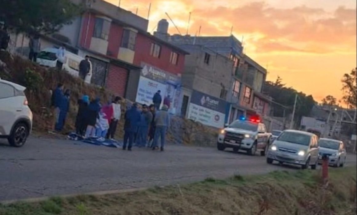 Fallece peatón atropellado en Nicolás Romero; registran colapso vial