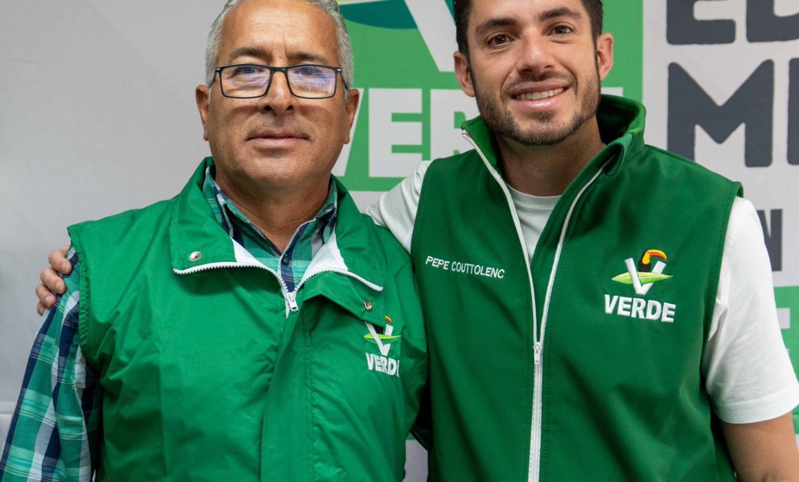 Fortifica Pepe Couttolenc al Partido Verde con llegada de Óscar Vergara