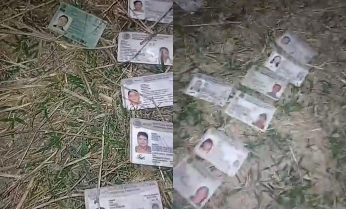 Hallan credenciales vinculadas a personas desaparecidas en Tonanitla