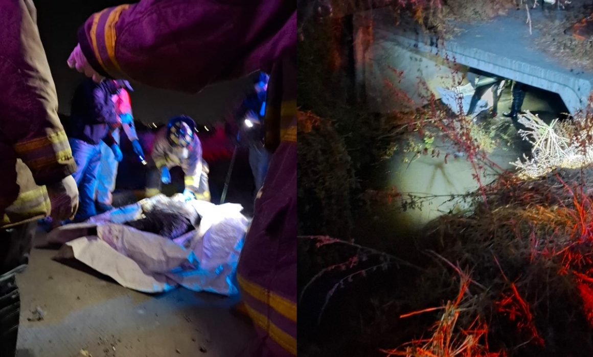 Hallan cuerpo en descomposición dentro de un canal de aguas en Metepec