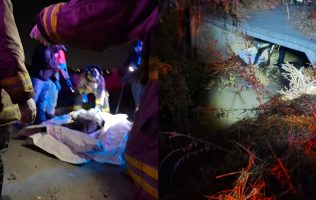 Hallan cuerpo en descomposición dentro de un canal de aguas en Metepec