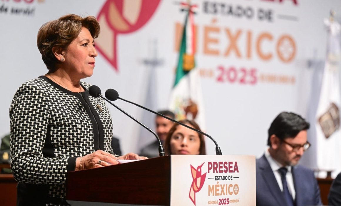Honra Delfina Gómez a José Cardozo por su legado en el Edomex