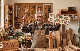 Honran el Día del Carpintero; legado de trabajo y maestría artesanal