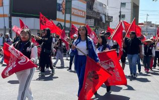 Inicia UPREZ plantón en Toluca; piden respeto a los acuerdos educativos