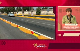 Invierte Delfina Gómez más de 45 mdp en vialidades de Chiautla
