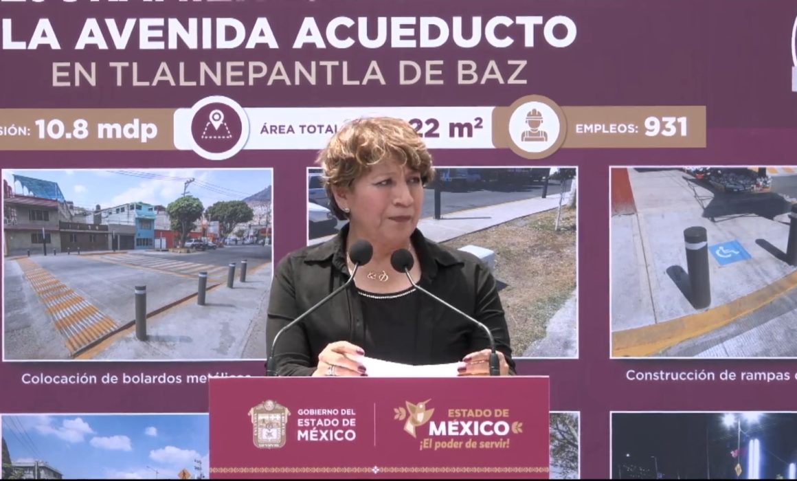 Invierte Edomex 10.8 mdp; rehabilita avenida Acueducto en Tlalnepantla