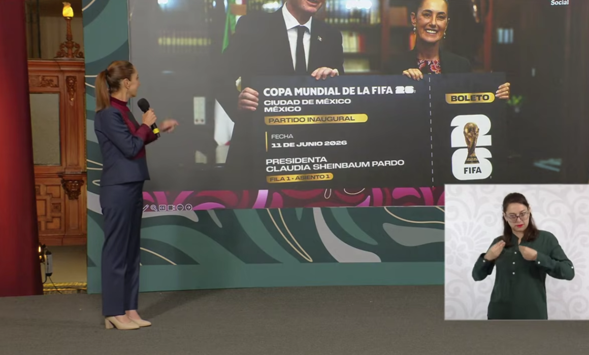 Lanza Sheinbaum concurso de dominadas para regalar su boleto del Mundial