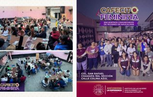 Llevan a Naucalpan espacios de reflexión con 'Cafecito Feminista'