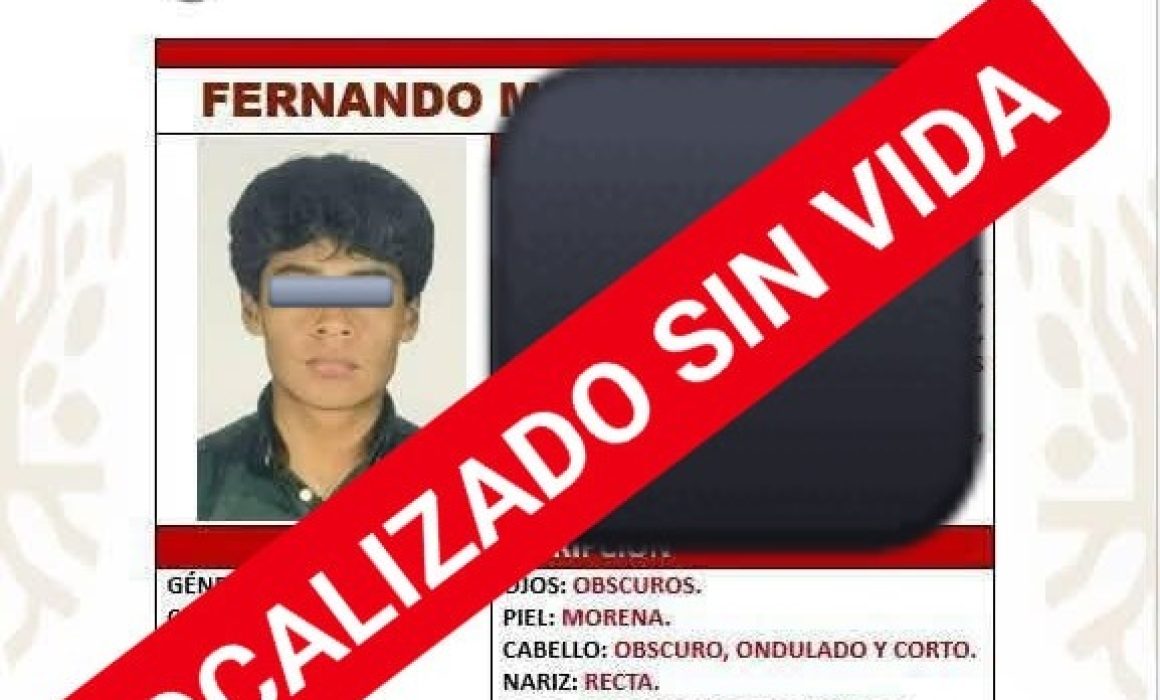 Localizan sin vida a joven de Toluca que desapareció en Acapulco