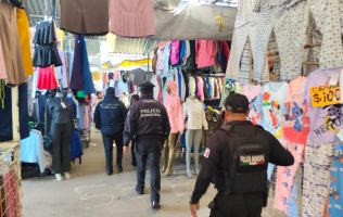 Mantienen autoridades vigilancia en mercado Palmillas con 150 policías