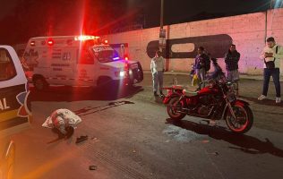 Muere motociclista tras derrapar en la Texcoco–Lechería en Ecatepec
