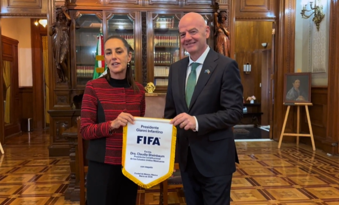 Mundial será un éxito para México: Gianni Infantino a Sheinbaum