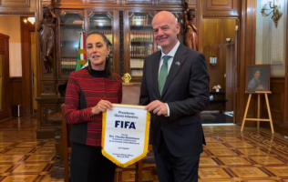 Mundial será un éxito para México: Gianni Infantino a Sheinbaum