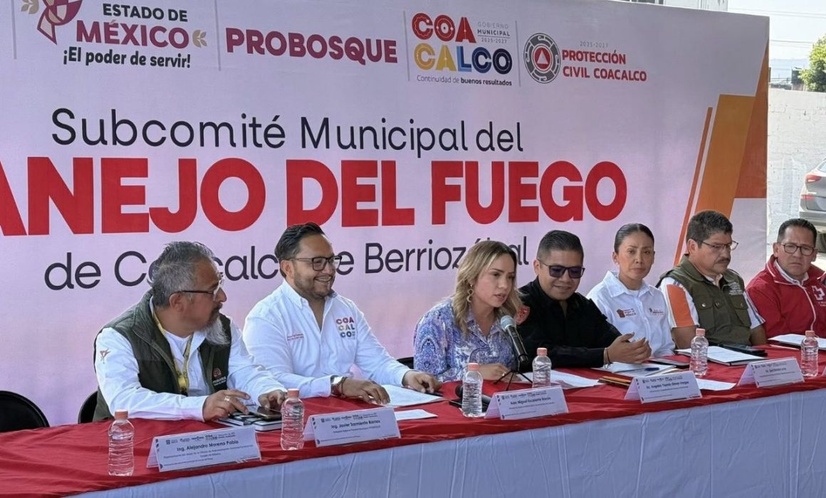 Preparan en Coacalco estrategias contra incendios en la Sierra de Gpe.