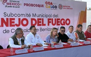 Preparan en Coacalco estrategias contra incendios en la Sierra de Gpe.
