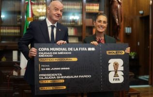 Preparativos para el Mundial, tema de reunión de Sheinbaum con Infantino