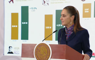 Prevé Sheinbaum buen año turístico