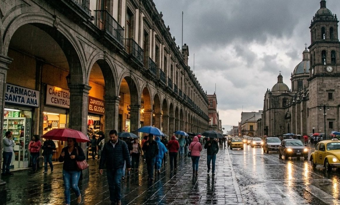 Prevén lluvia y granizo este lunes en el Edomex