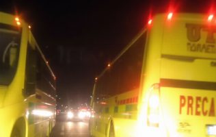 Provoca falla de transporte escolar caos vial en La Marquesa