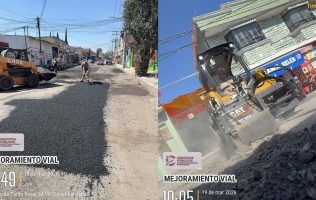 Realiza Cuautitlán Izcalli trabajos de bacheo en distintas colonias