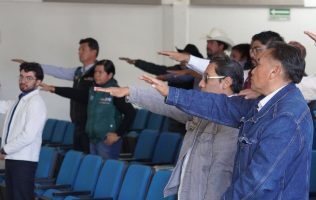 Realizan toma de protesta de comité ecológico en Jilotzingo