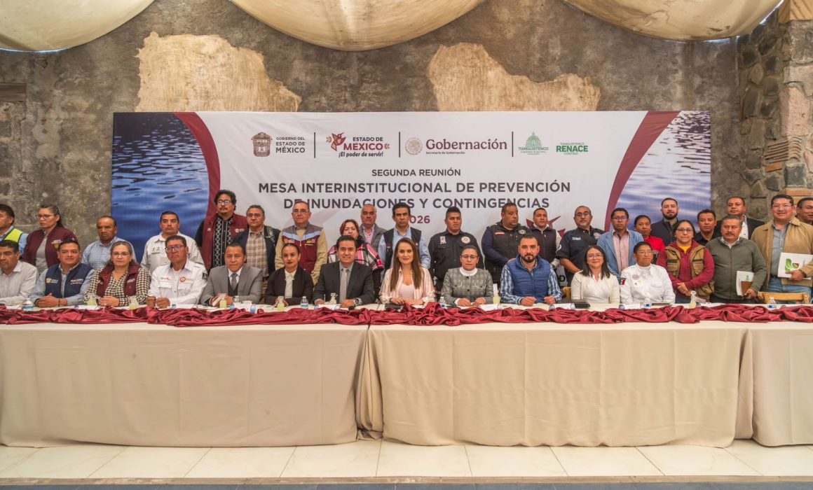 Recibe Tianguistenco mesa interinstitucional para prevenir inundaciones