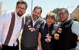 Reconoce Delfina Gómez respaldo del Congreso para obras en Edomex
