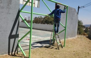 Recupera Jilotzingo cancha deportiva en San Miguel
