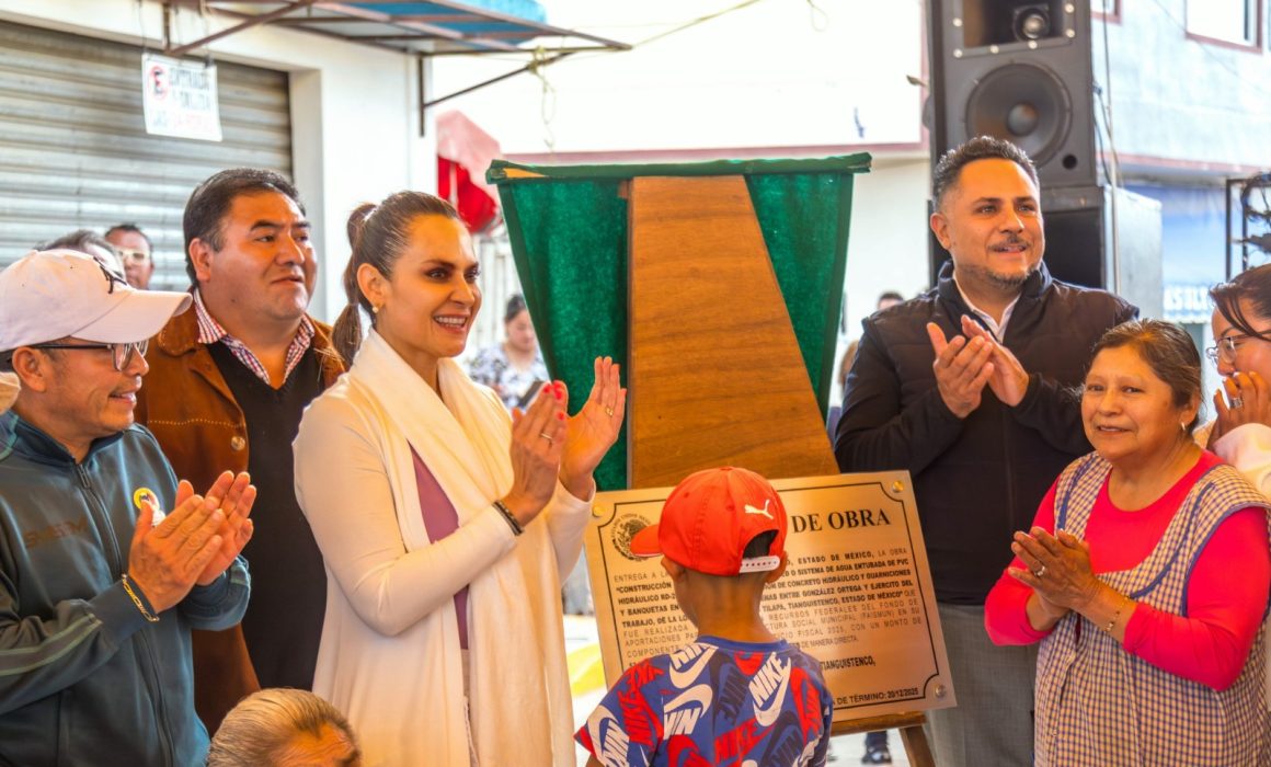Rehabilitan autoridades de Tianguistenco vialidad en Santiago Tilapa