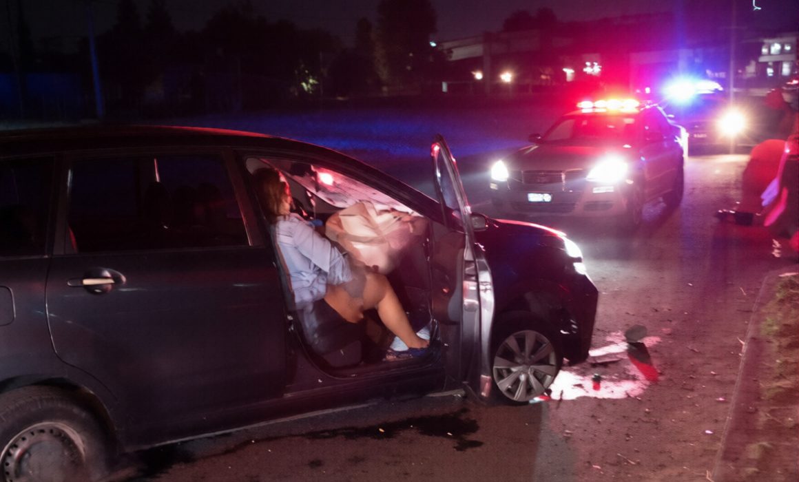 Reportan noche de accidentes en Texcoco; hay 1 muerto y varios heridos
