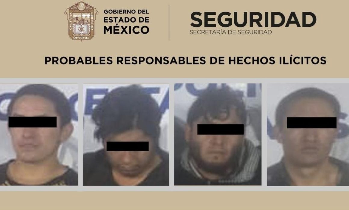 Rescatan a 7 víctimas de secuestro y detienen a 6 en Amanalco