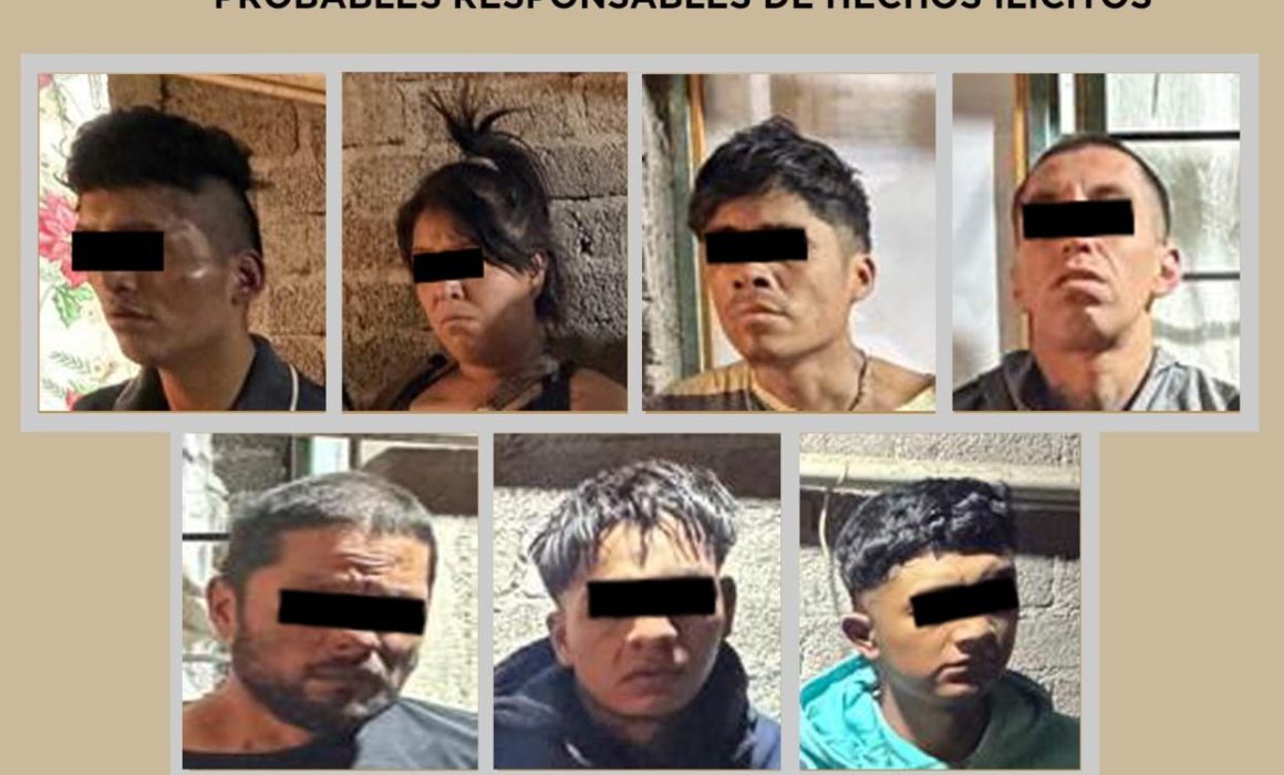 Rescatan a secuestrado y caen 7 del CJNG tras operativo en Chimalhuacán