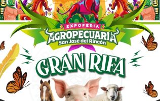 Rifarán potro, borrego y cerdo en Expo Agropecuaria de San José del Rincón