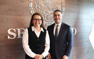 Se reúnen Azucena Cisneros y Harfuch para blindar Ecatepec